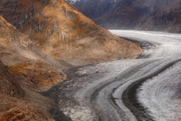 Détail du glacier d'Aletsch
