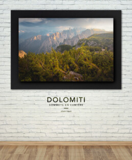 Tirage d'art des Dolomites