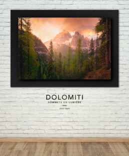 Tirage d'art des Dolomites