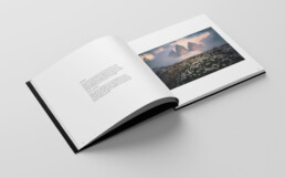Page intérieure du livre Dolomiti sommets en lumière de Joan HAAS