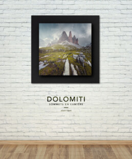 Tirage d'art des Dolomites